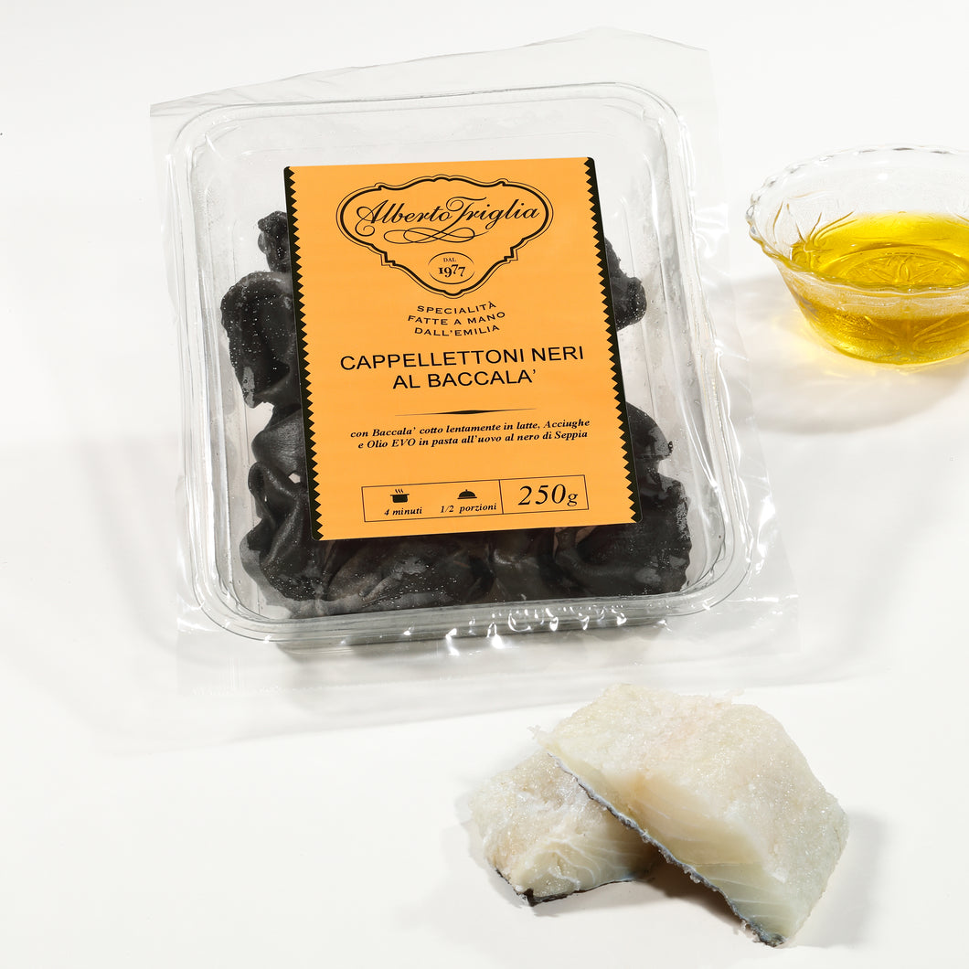 Cappellettoni Neri al Baccalà