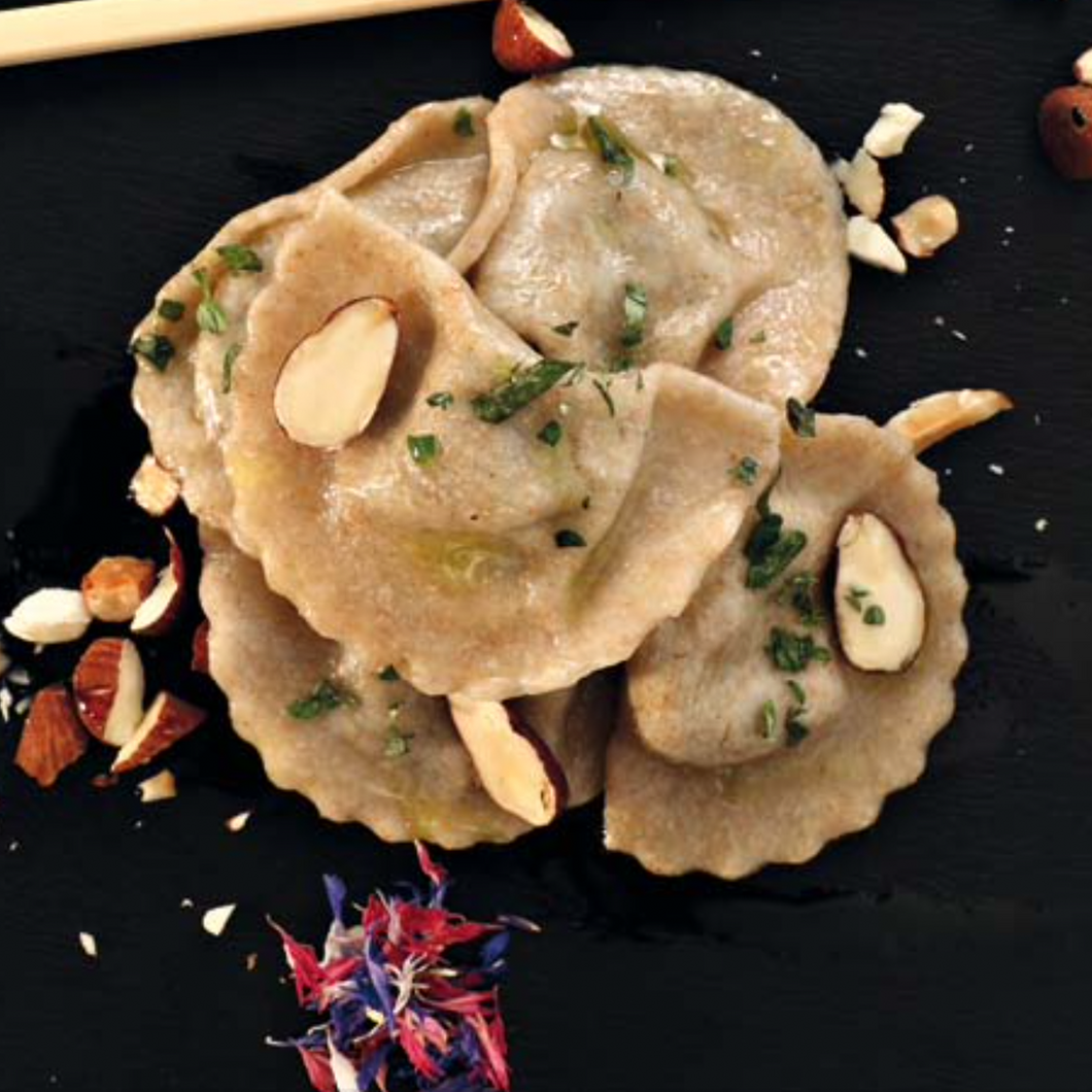 Tortelli Basilico e Mandorle Vegan